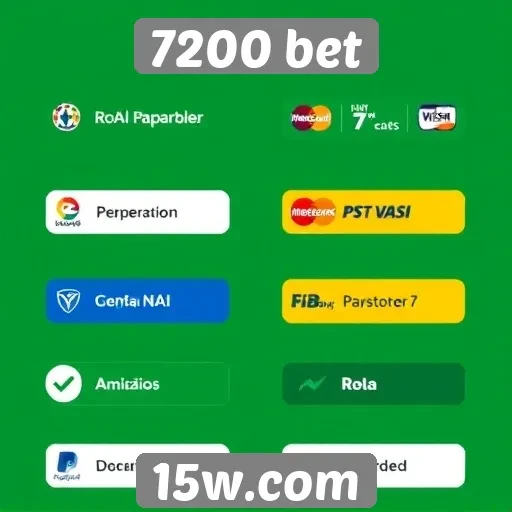 Métodos de pagamento oferecidos pelo 7200 bet